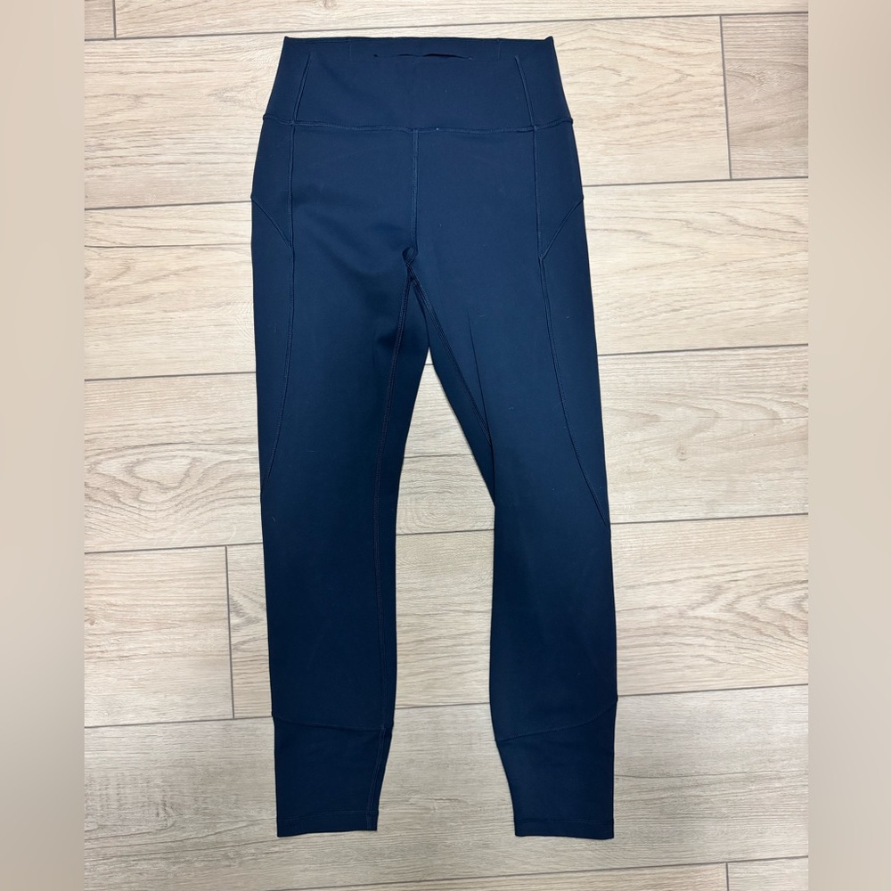 Lululemon In Movement 25” leggings, Mach Blue, 6